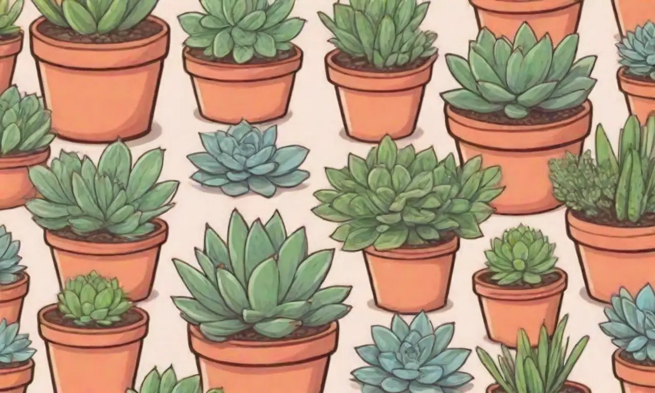 A guide featuring colorful succulent illustrations, tips, and care techniques