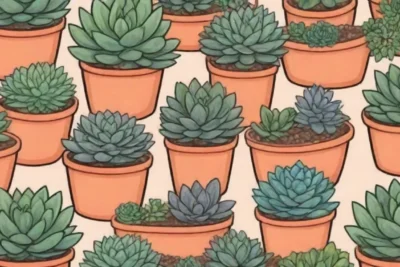 The wallpaper showcases vibrant succulent images and easy propagation tips