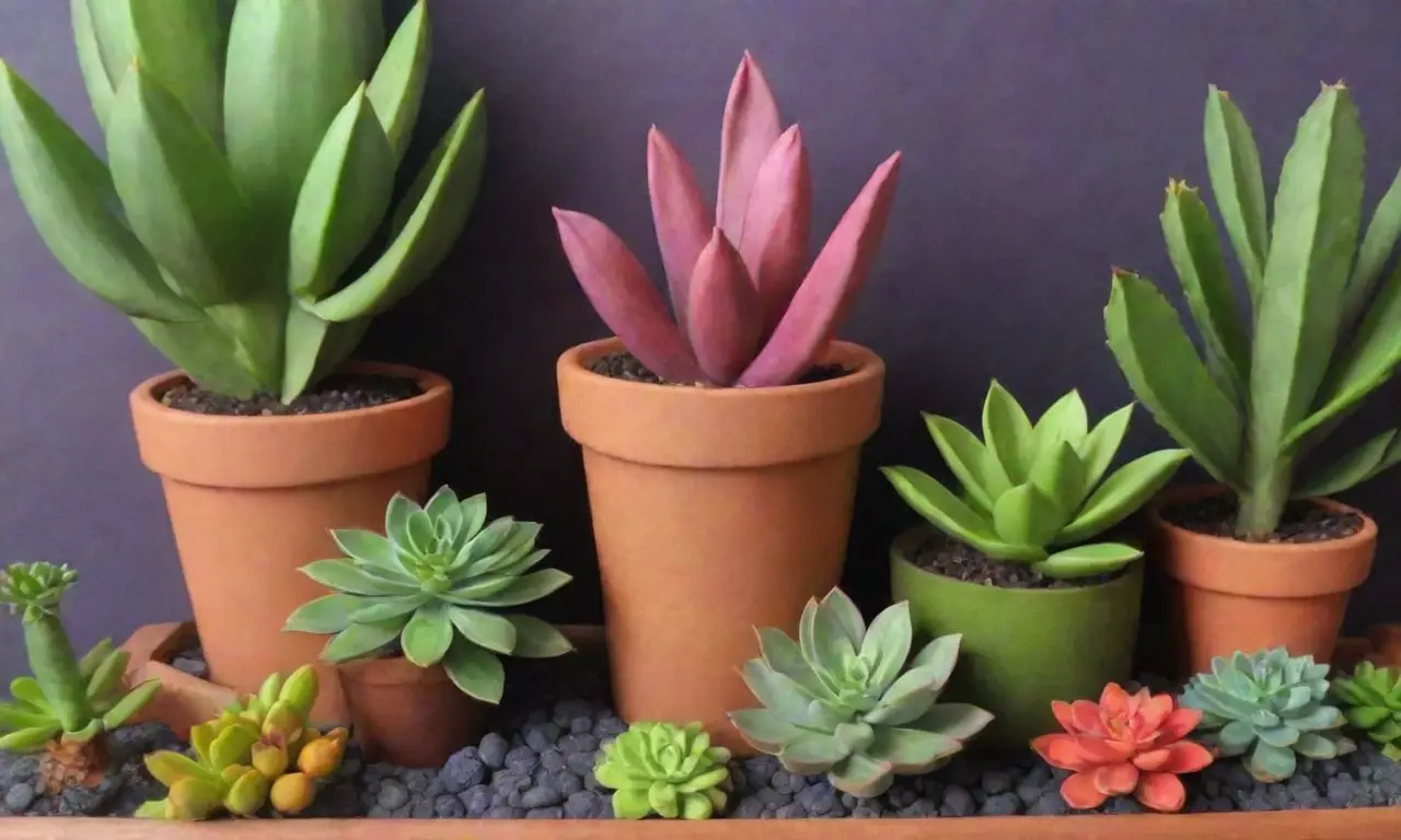 Vibrant, textured shadow boxes feature unique succulent arrangements and minimalist designs