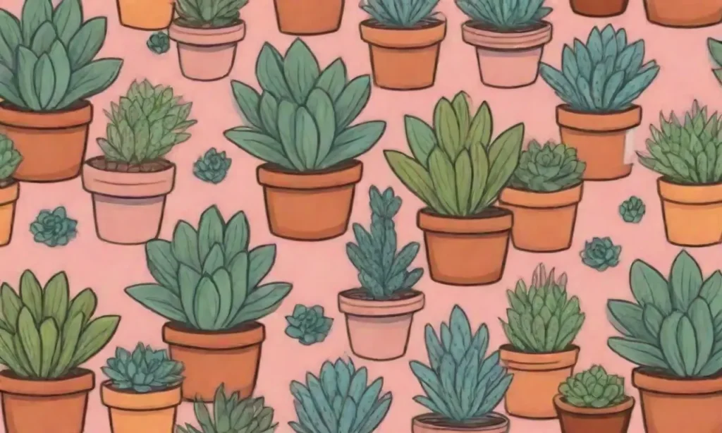 The wallpaper showcases colorful succulent patterns ideal for plant lovers