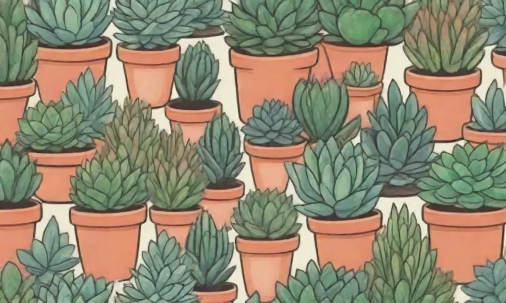 The wallpaper showcases colorful succulents and playful gardening-themed designs