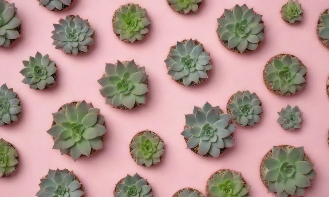 A vibrant wallpaper blends succulent plants, pastel colors, and inspirational quotes