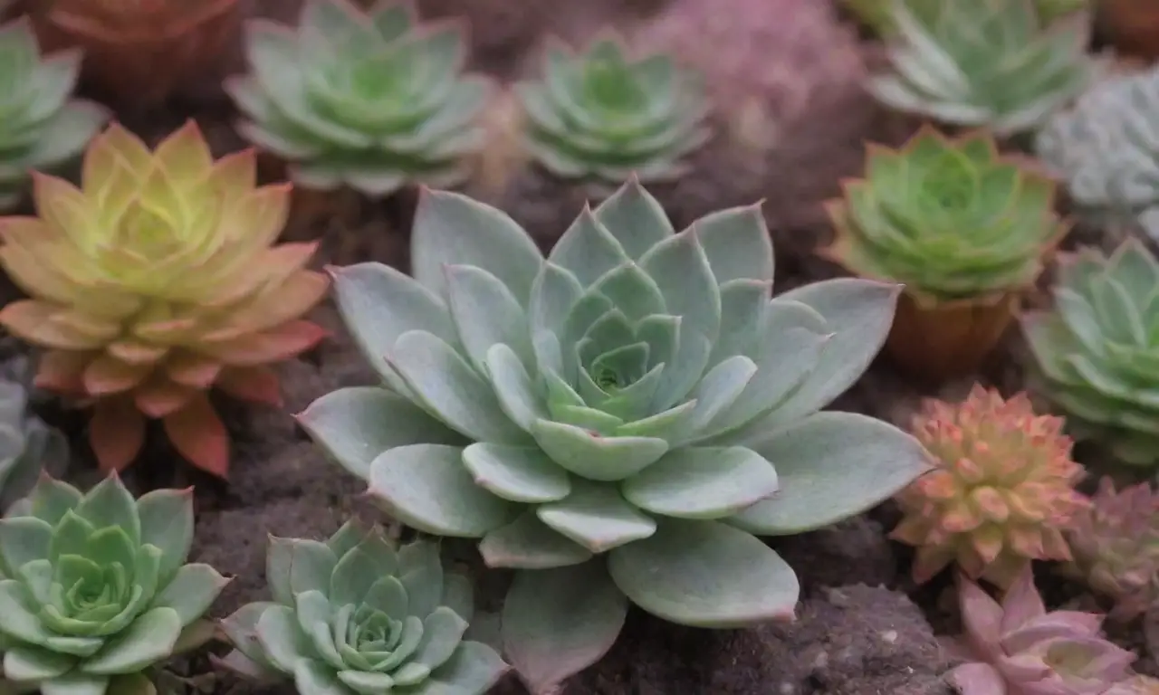 Colorful succulents vary in shape, needs, and growth patterns