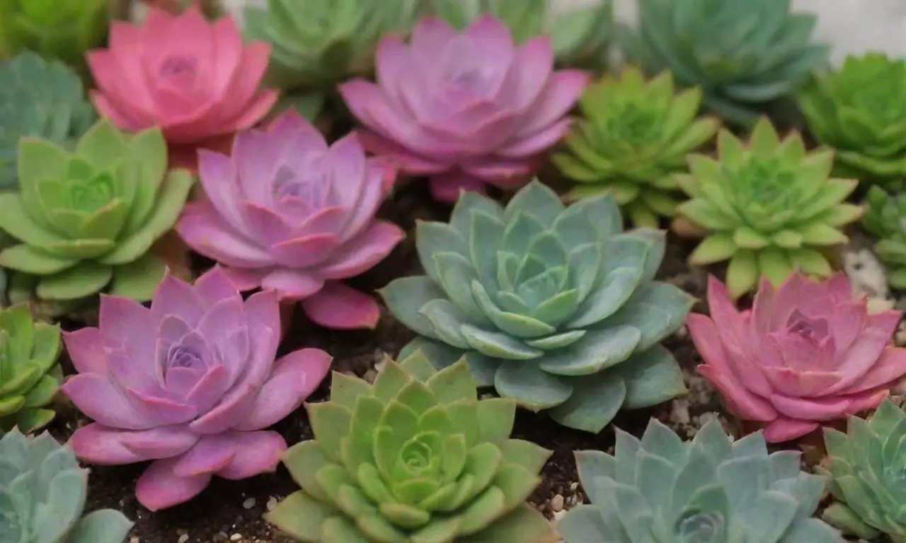 A vibrant wallpaper with succulents offers care tips and guidelines, perfect for gifts