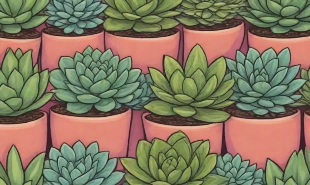 Colorful succulents feature diverse species and eco-friendly designs