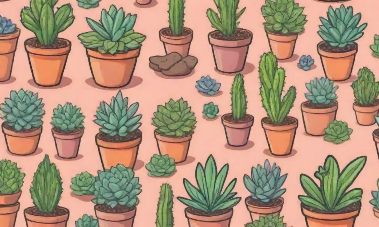 Colorful succulents and top picks in a clear layout