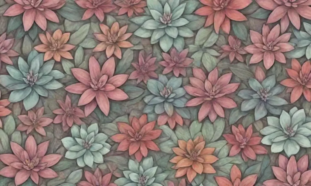 The wallpaper showcases vivid Graptopetalum images in various popular varieties