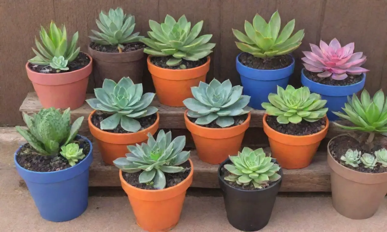 Colorful succulents enhance small spaces with creative container gardening