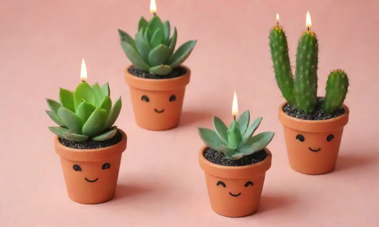 Care for succulent candle holders by avoiding sunlight, watering sparingly, dusting regularly, ensuring drainage, and using suitable candles