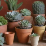 Incorporating Decorative Elements While Repotting Succulents