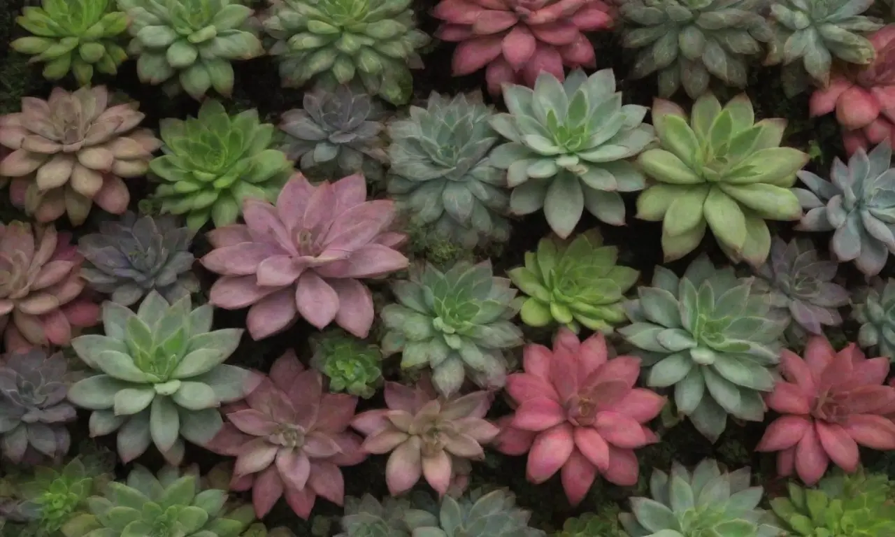 2024 inspires modern vertical gardens with unique succulents and aesthetic trends