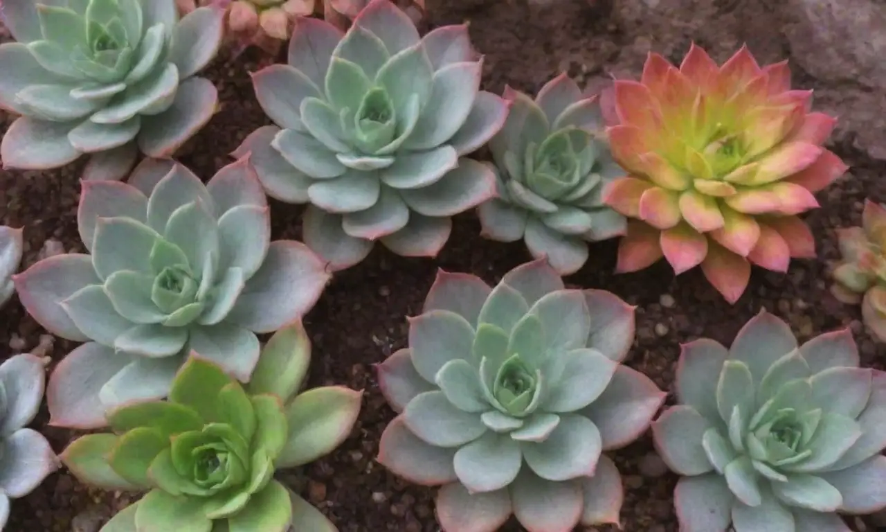 Colorful succulents with care tips and resources