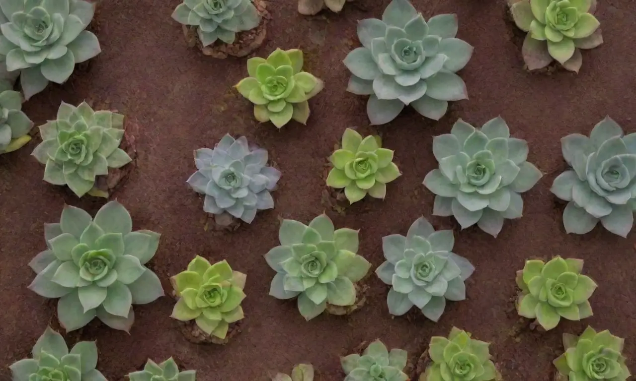 The wallpaper promotes successful succulent propagation with vibrant visuals and clear tips