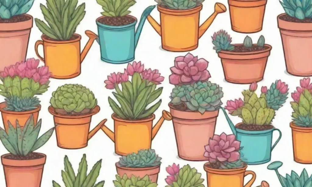 Colorful succulents with a bright background and clear tips