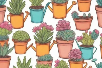 Colorful succulents with a bright background and clear tips