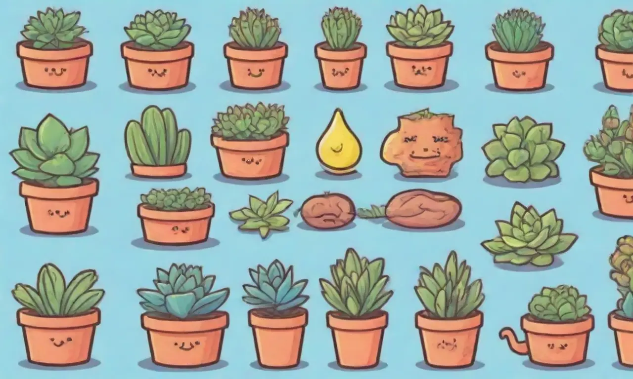 Colorful plant care visuals and tips