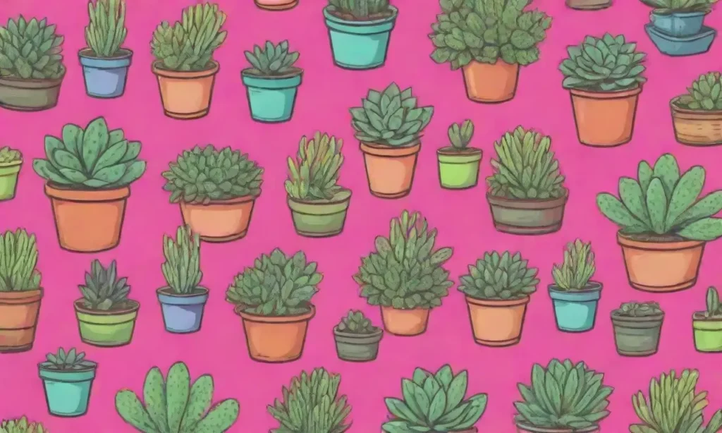 The wallpaper showcases colorful succulent illustrations with Toxic and Non-Toxic sections and safety tips