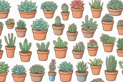 The project highlights diverse succulents