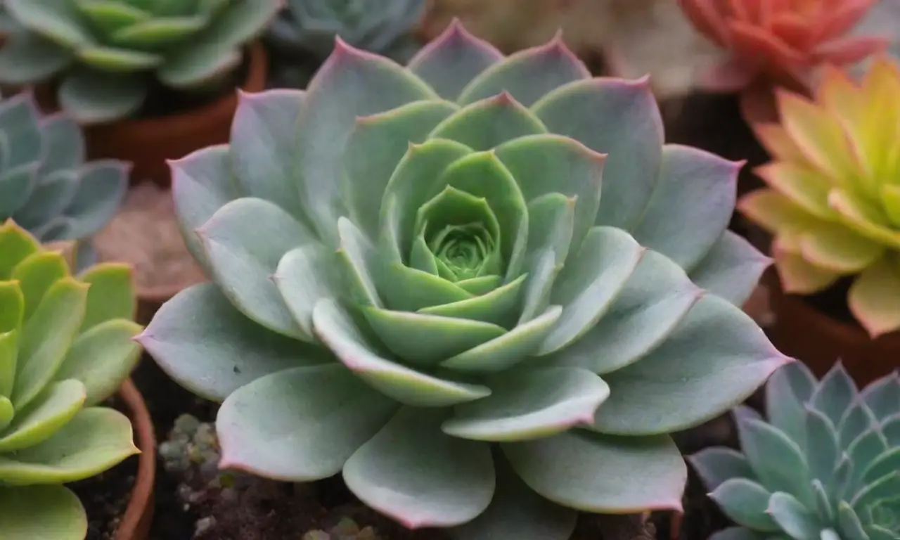 Colorful, easy-care succulents are bright, move-friendly plants