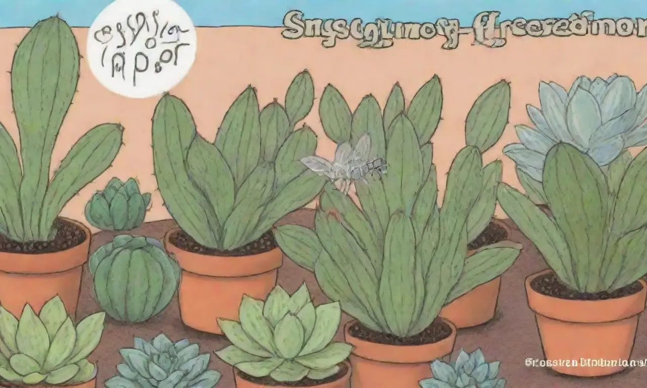 A vibrant wallpaper features succulent plants, whiteflies, and educational tips on management and prevention