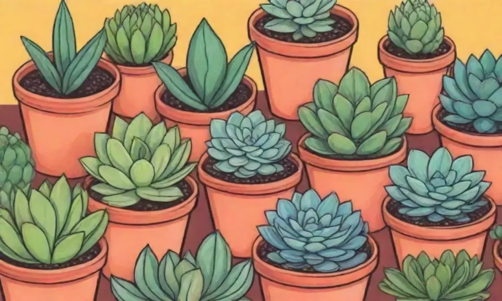 Colorful succulents inspire engagement in a vibrant online gardening community