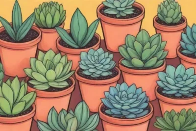 Colorful succulents inspire engagement in a vibrant online gardening community