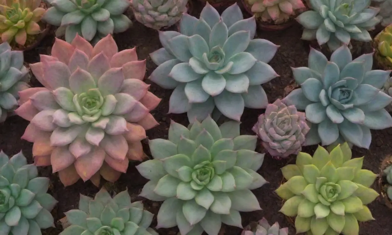 A visually appealing guide on colorful succulents with care tips and budget options