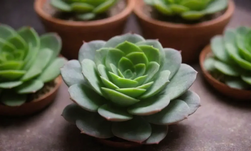 Succulents combine vibrant textures and scientific symbols