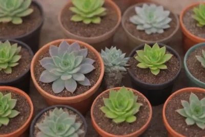 Colorful succulents in decorative pots with personalized touches and easy care tips