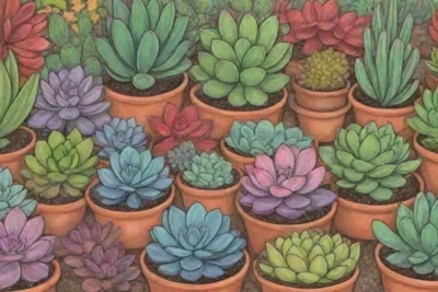 Vibrant succulents thrive in nutrient-rich soil with easy care tips