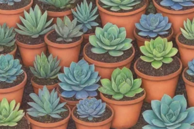 Colorful succulents enhance sustainability and community while improving air quality