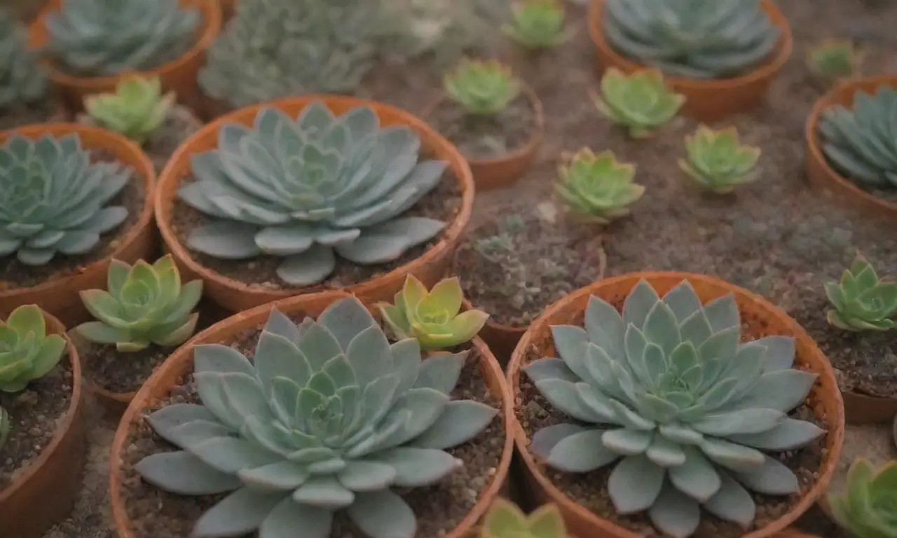 Colorful succulents with care tips and patterns