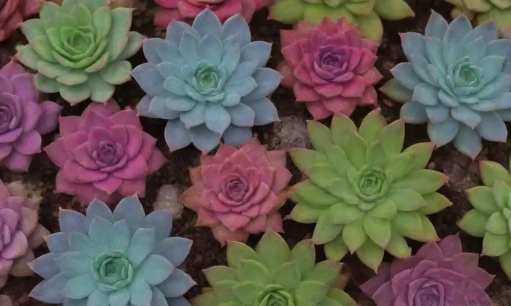 A vibrant wallpaper showcases the beauty and rarity of endangered succulents