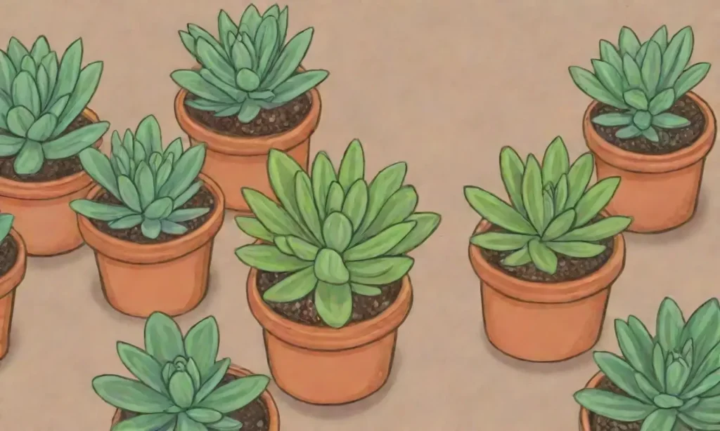 Succulent plant illustration highlights thrips infestation and pest control tips