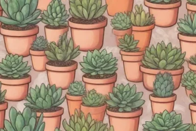 The wallpaper showcases vibrant succulents in a cozy