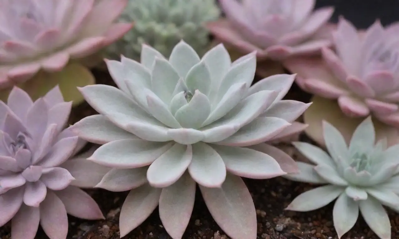 A visually appealing guide showcases Graptopetalum varieties with care tips