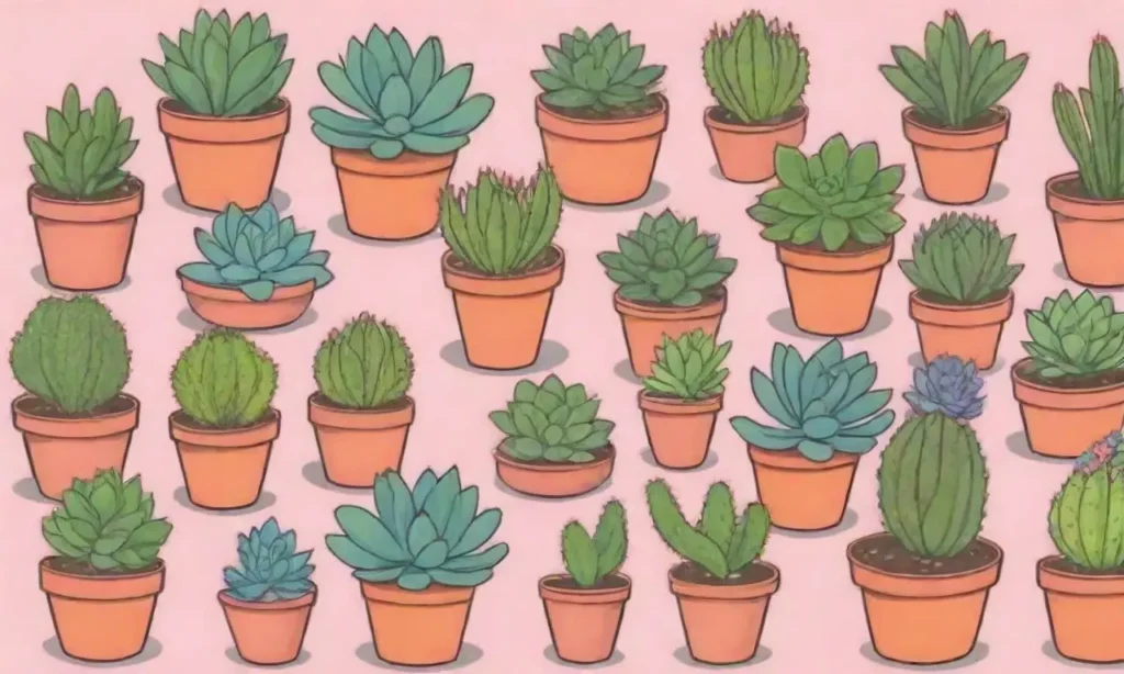 Succulent care information presented with vibrant visuals and engaging text