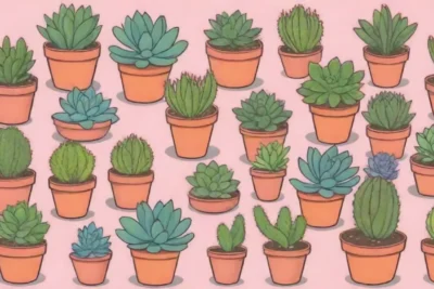 Succulent care information presented with vibrant visuals and engaging text