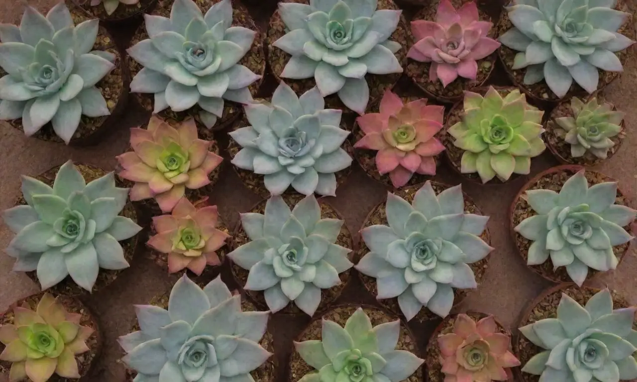 A vibrant succulent wallpaper promotes sustainability and cultural diversity