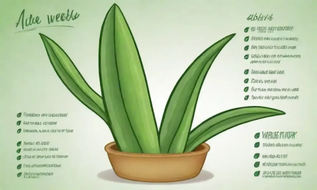 Aloe vera is a versatile plant with healing properties for skin and digestion