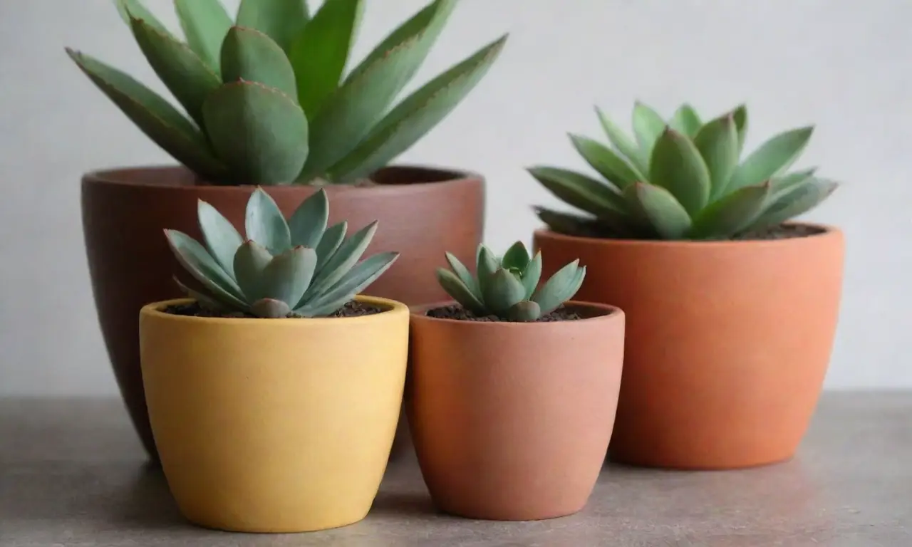 Stylish, eco-friendly succulent clay pots enhance any space with customizable aesthetics