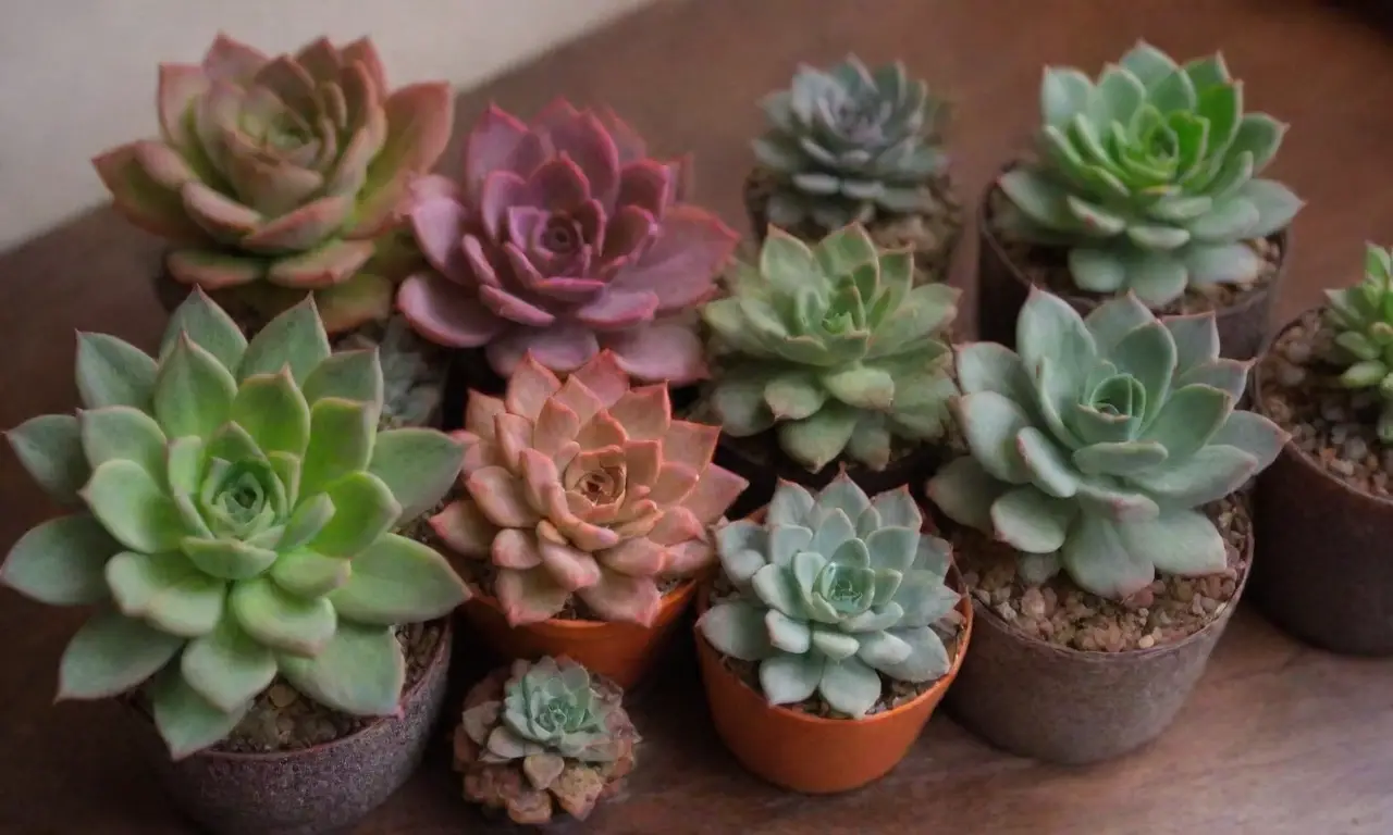 Artfully arranged colorful succulents enhance interiors with vibrant charm and cultural heritage