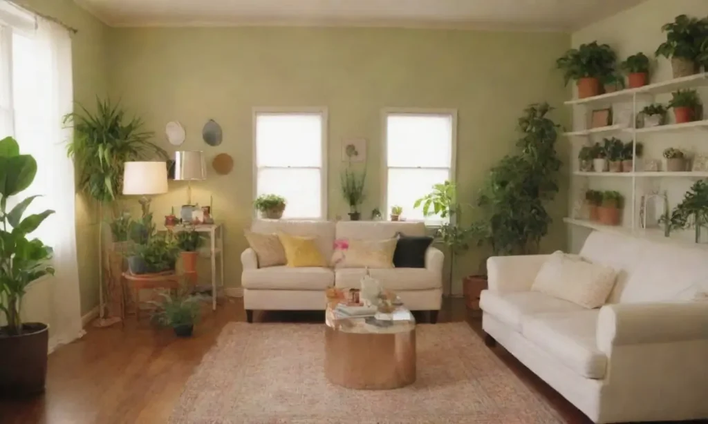 Use bright colors and strategic decor to enhance small spaces