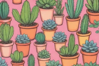 Succulent book covers feature vibrant illustrations