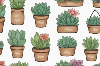 Elegant succulent favors with customizable tags for a charming