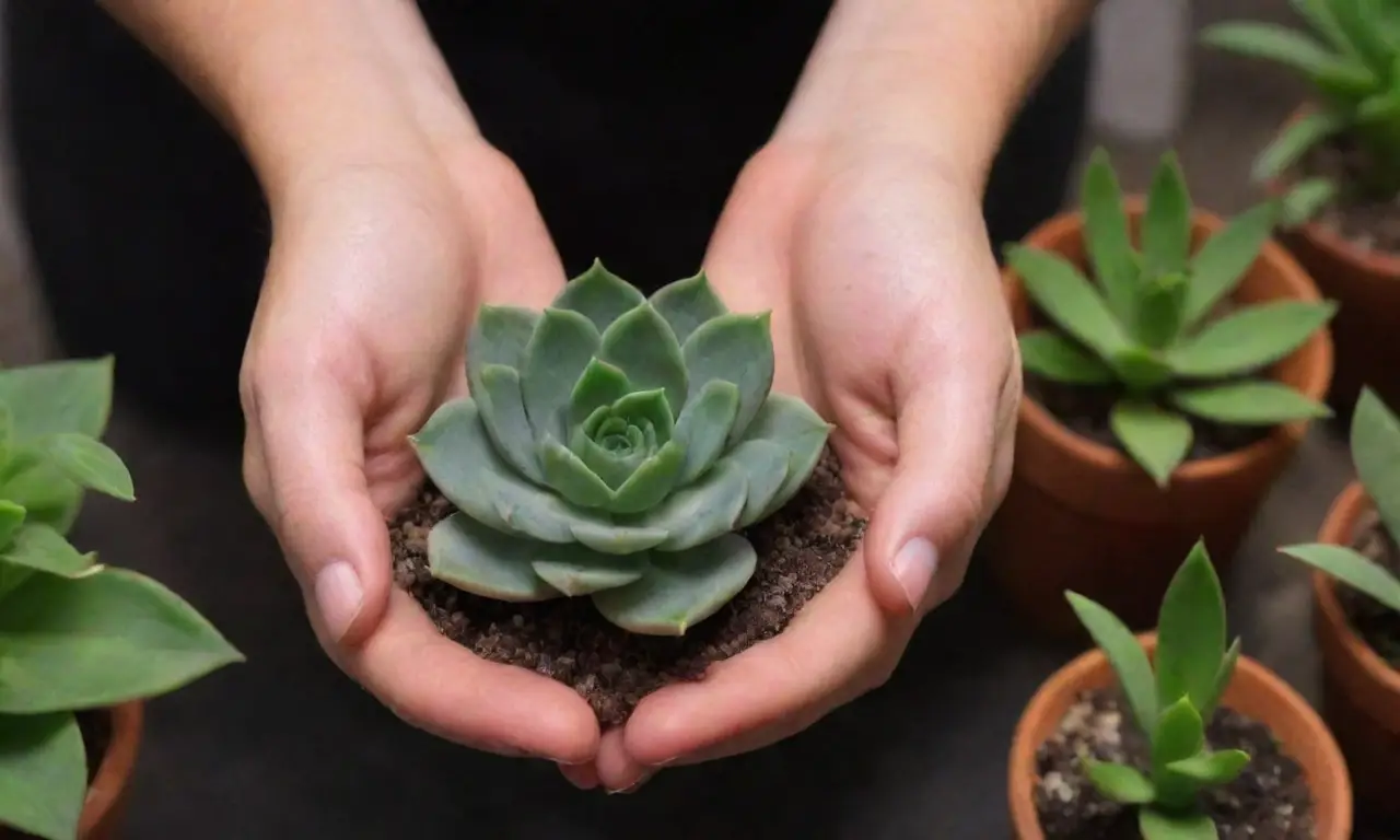 Succulent propagation guide with tools, visuals, and techniques