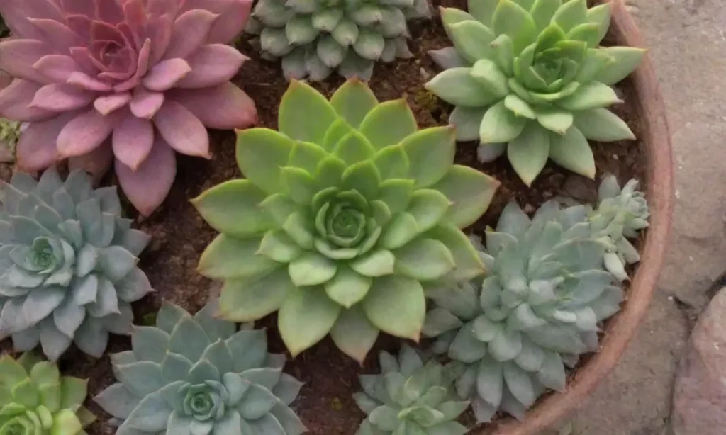 A visually appealing guide to planting succulents with vibrant colors and organized tips