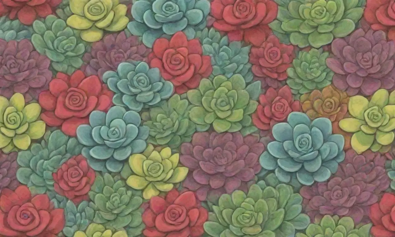 Vibrant Sedum de 21 wallpaper displays resilient, colorful succulents