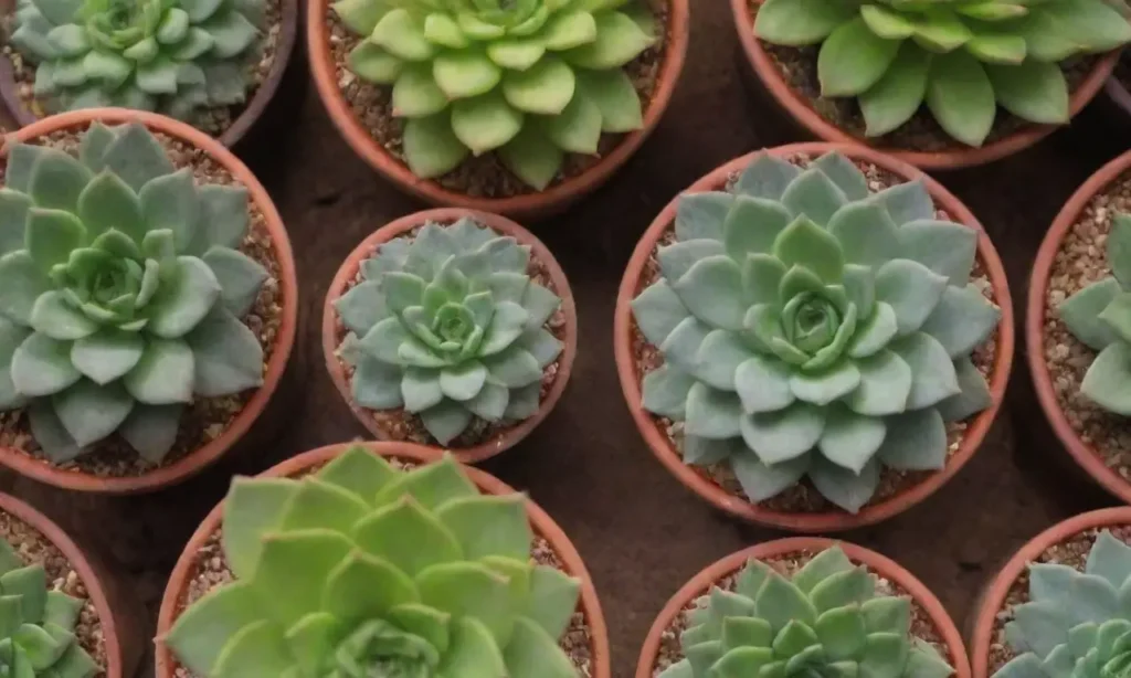 Colorful succulent care information