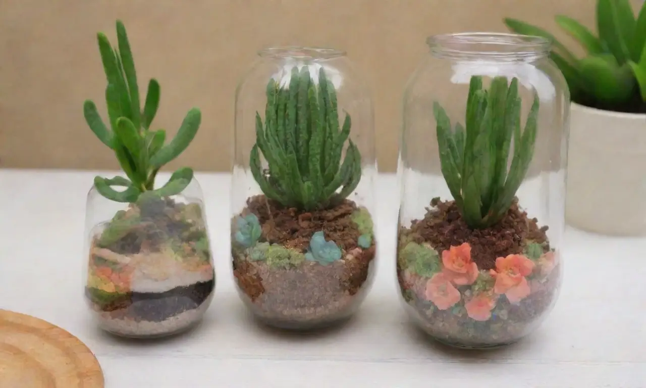 Handmade terrarium kits foster creativity and make great gifts for succulent lovers